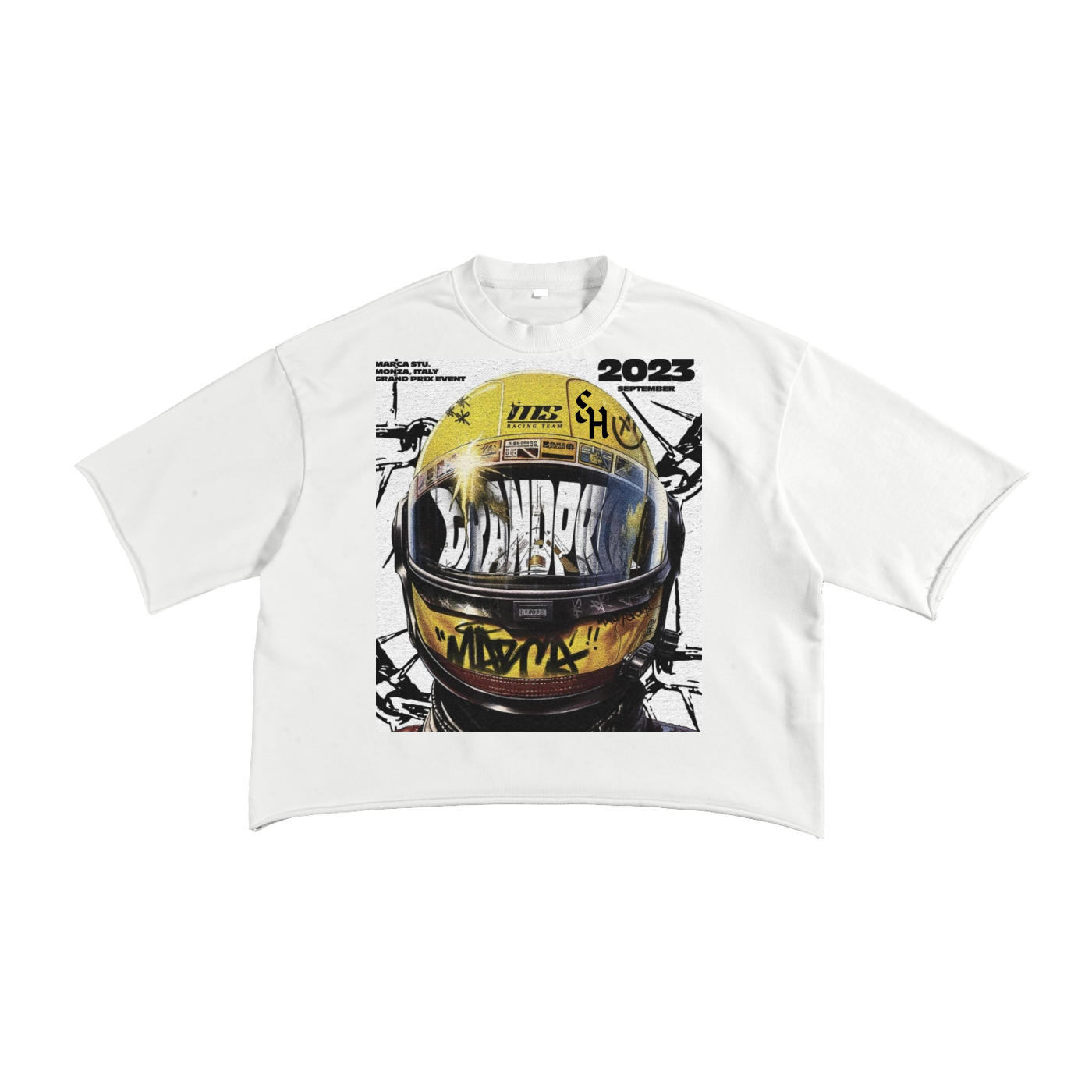 French Terry Raw Edge T-shirt