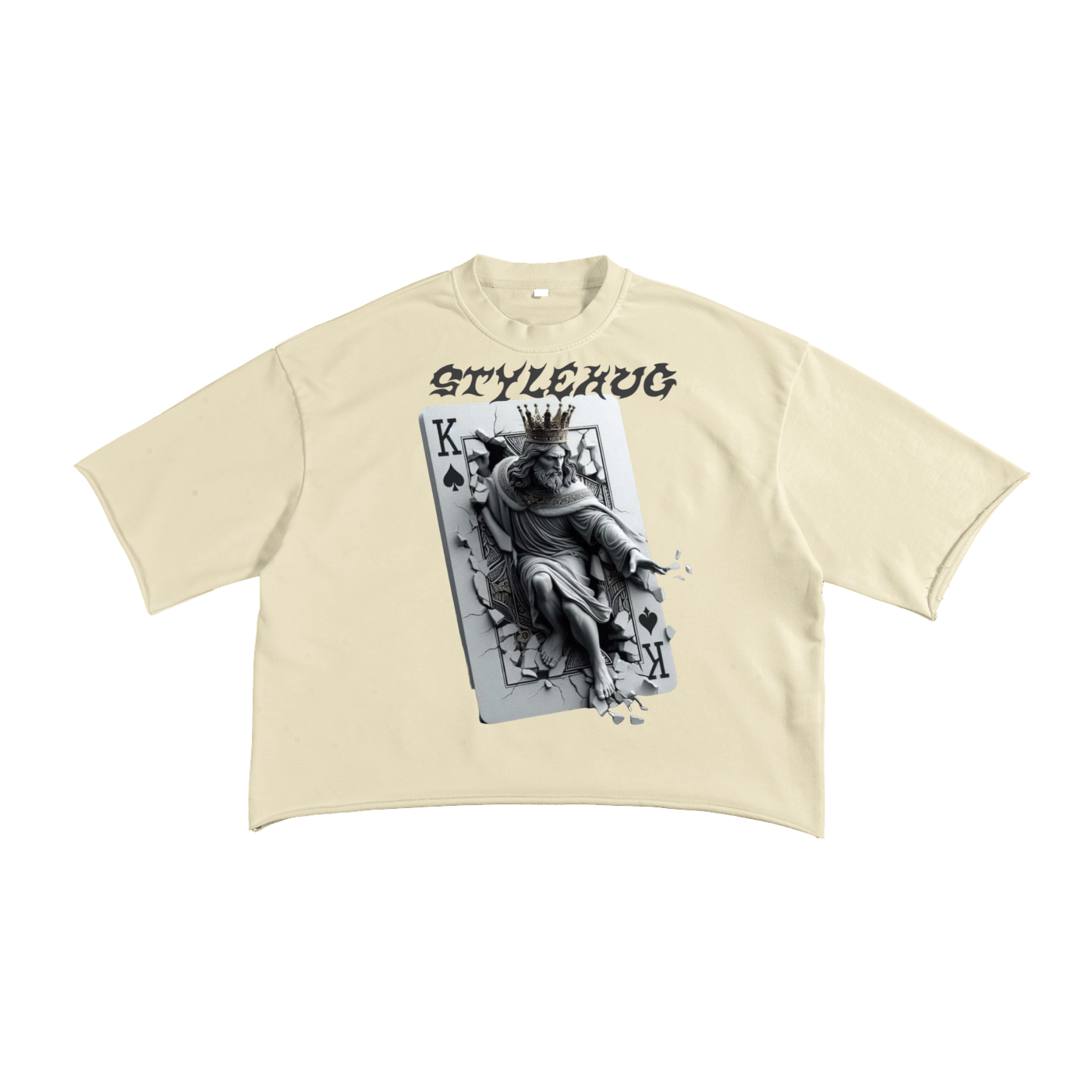 French Terry Raw Edge T-shirt