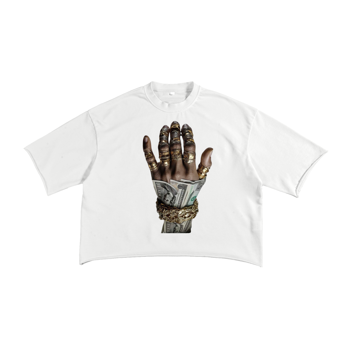 French Terry Raw Edge T-shirt