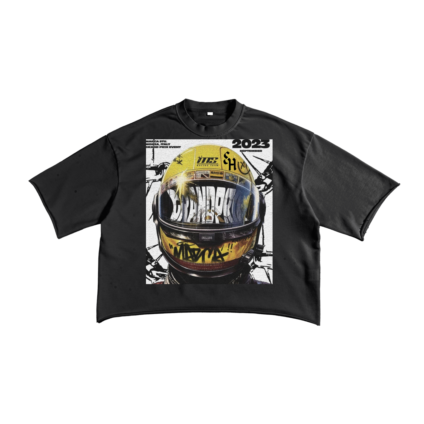 French Terry Raw Edge T-shirt