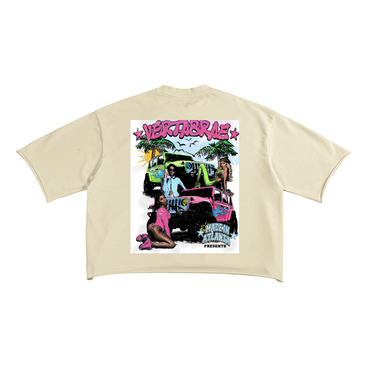 French Terry Raw Edge T-shirt