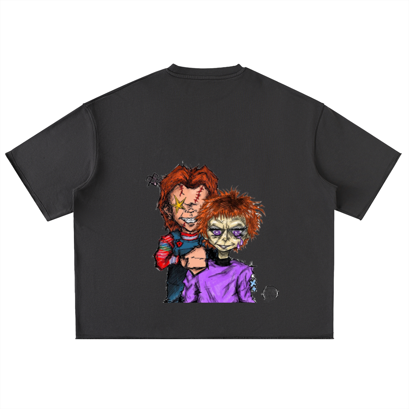 Oversized Washed Half Sleeve T-Shirt