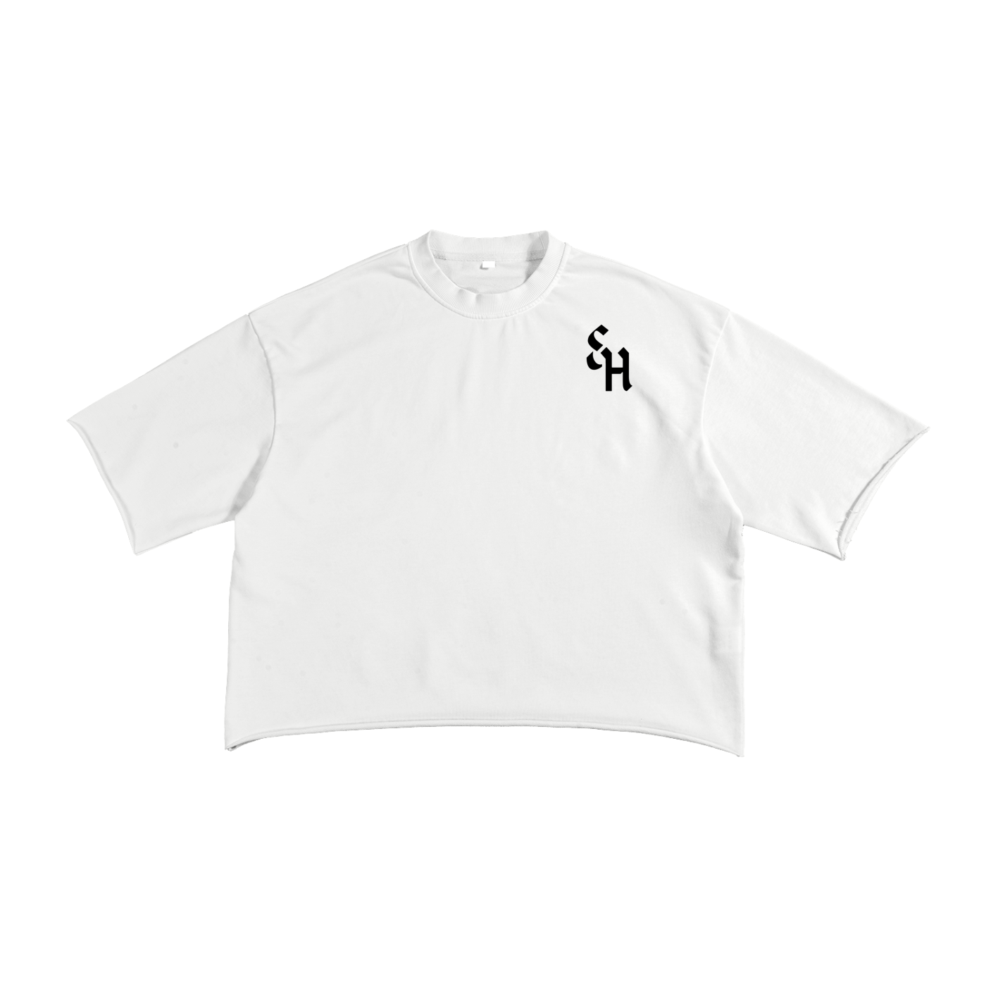French Terry Raw Edge T-shirt