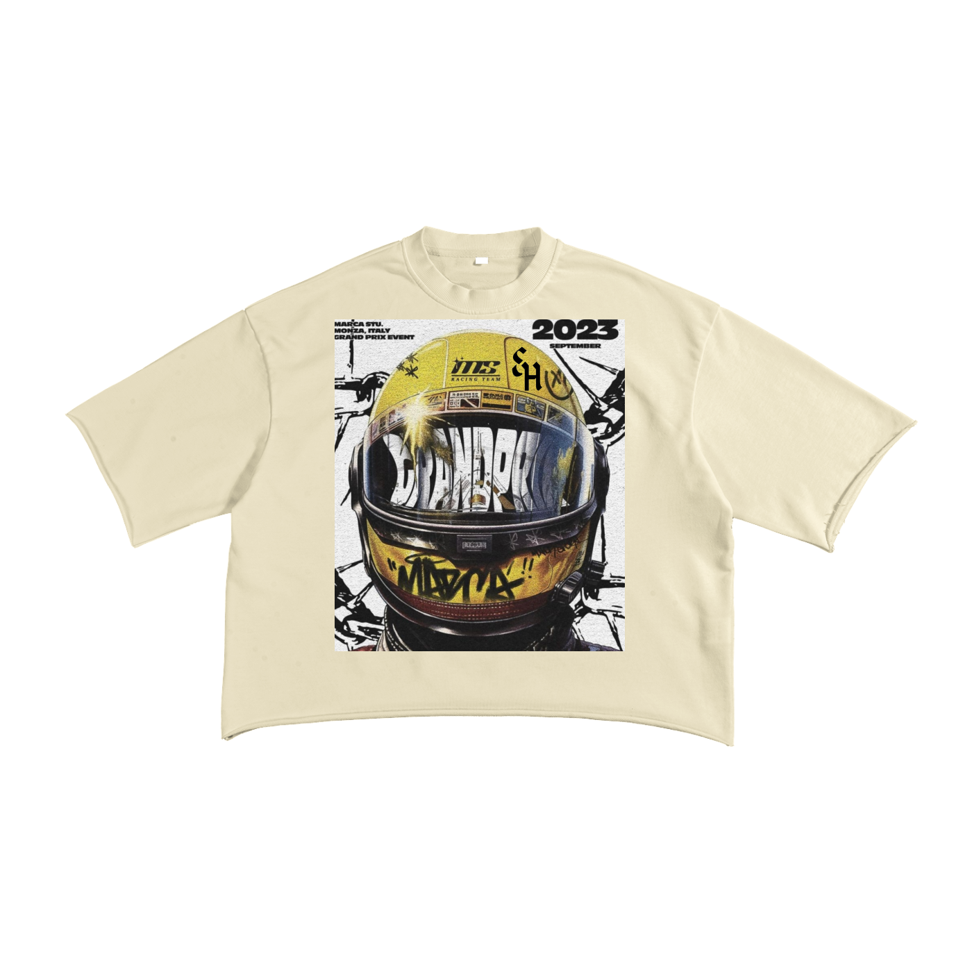 French Terry Raw Edge T-shirt