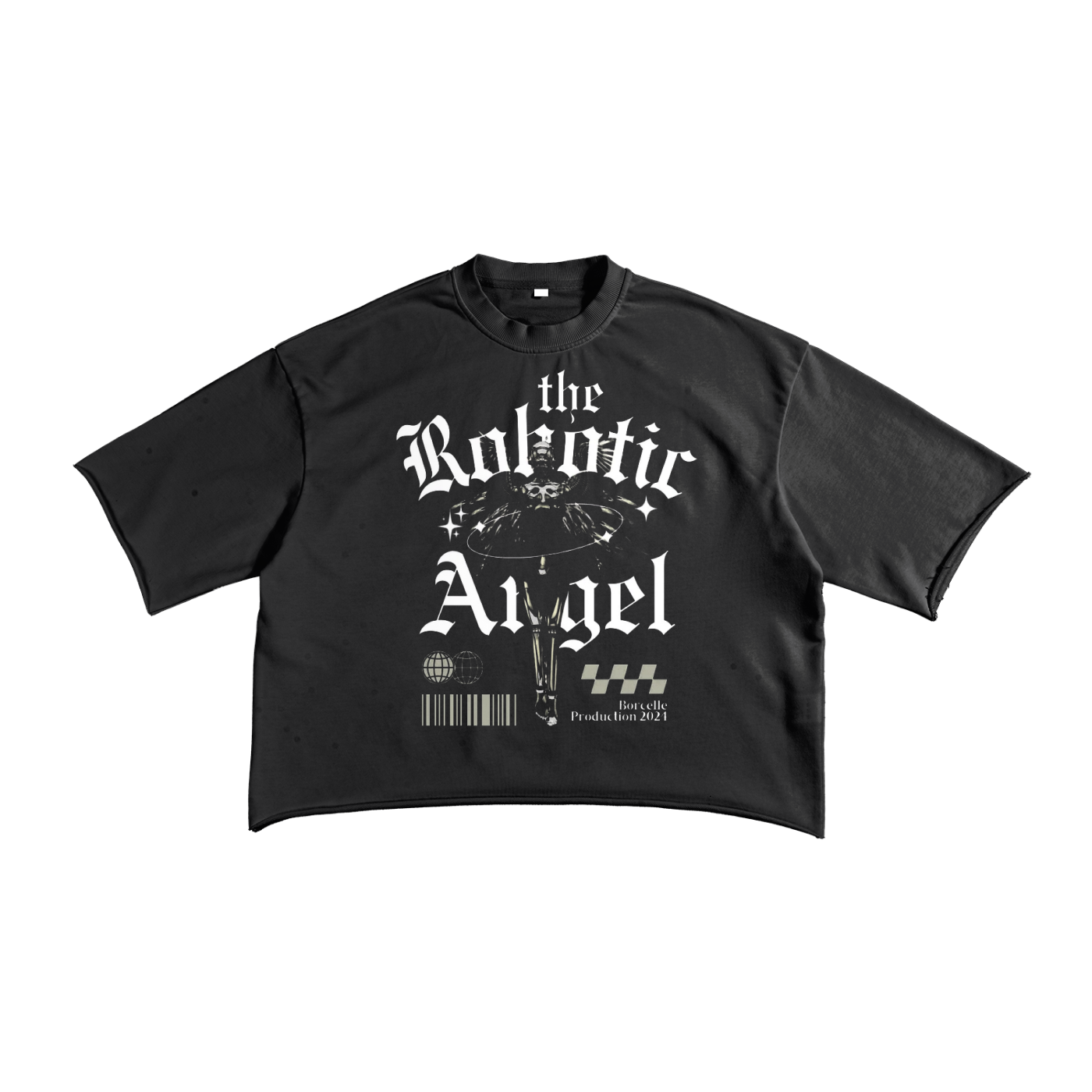 French Terry Raw Edge T-shirt