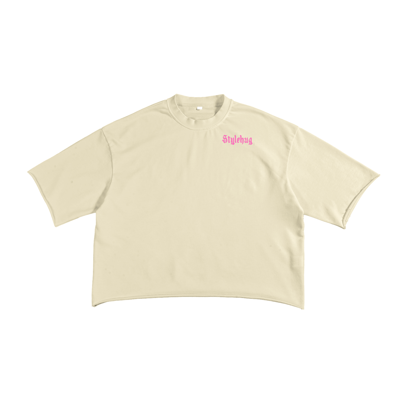 French Terry Raw Edge T-shirt