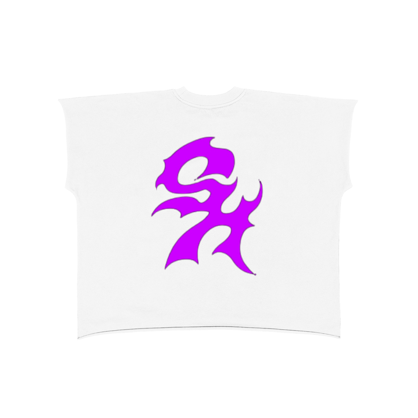 Raw Edge Boxy Non-Shrink T-Shirt