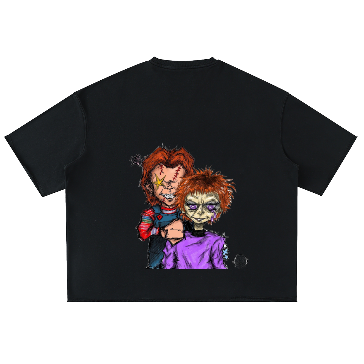 Oversized Washed Half Sleeve T-Shirt