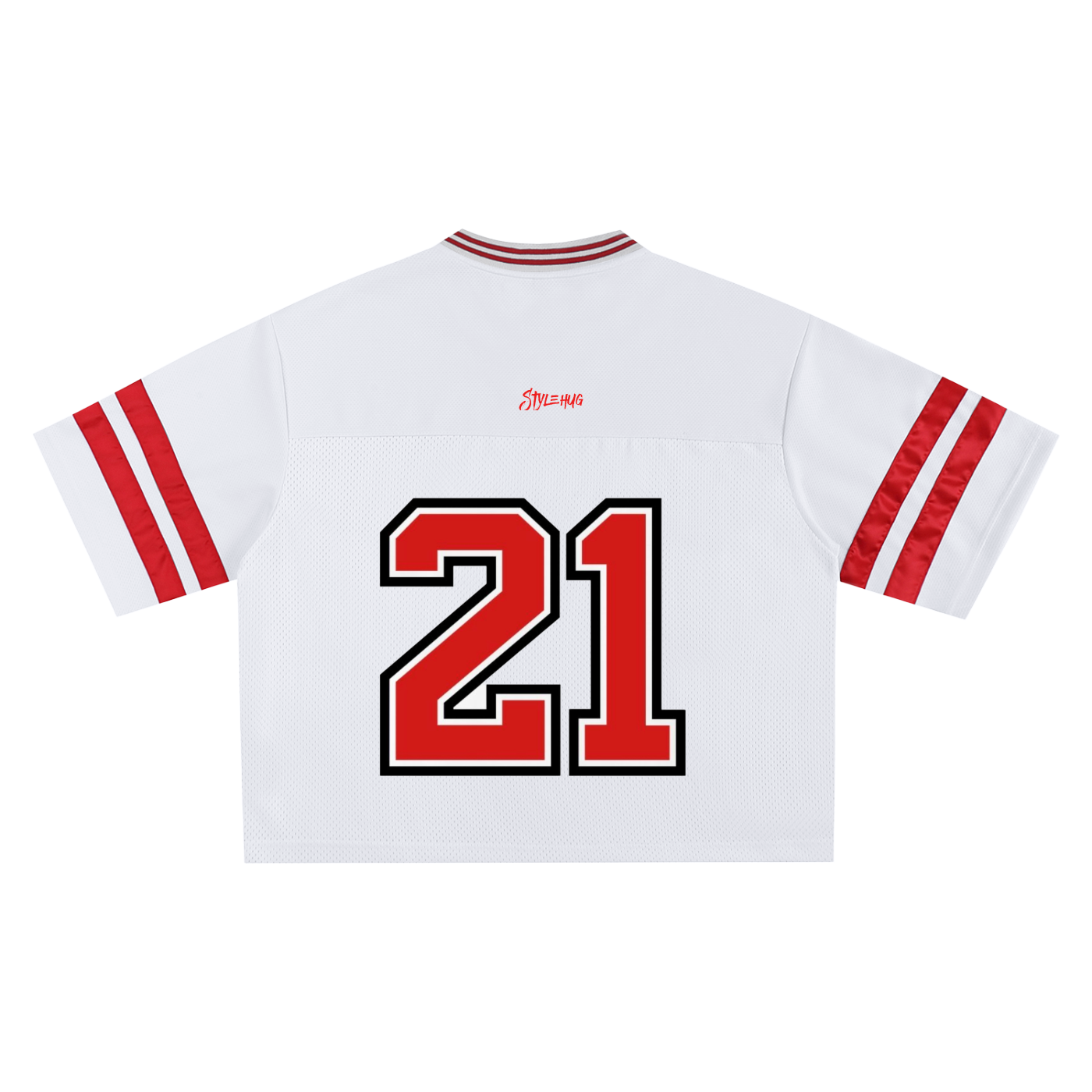 Taped Mesh Boxy T-shirt